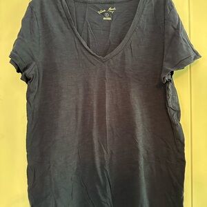 Universal Thread Black Relaxed Short Sleeve Tee